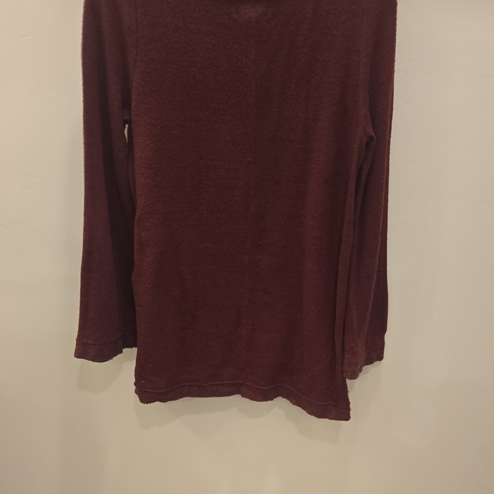 Maeve Deep Red Cowl Neck Sweater - Picture 8 of 10